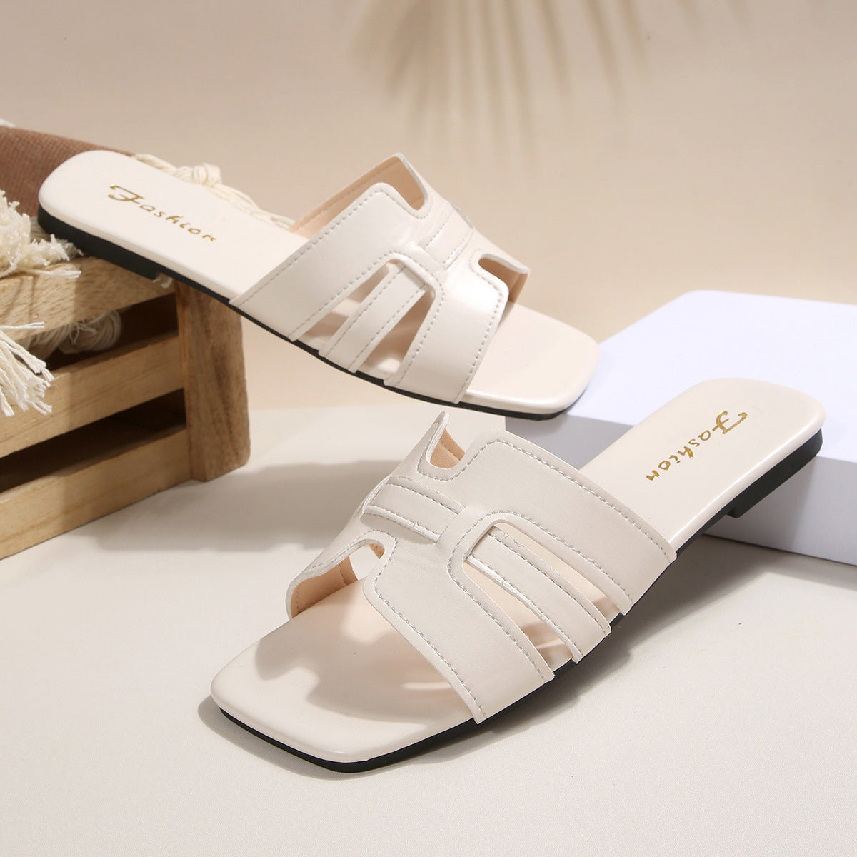Weekend Buckled Sandals