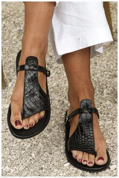 Breezy Buckled Sandals