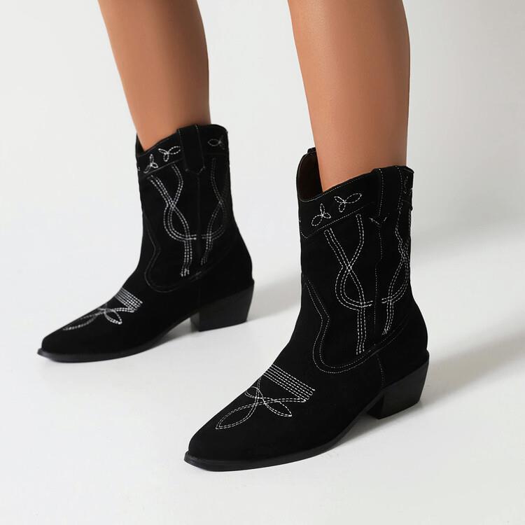 Modern Heeled Boots