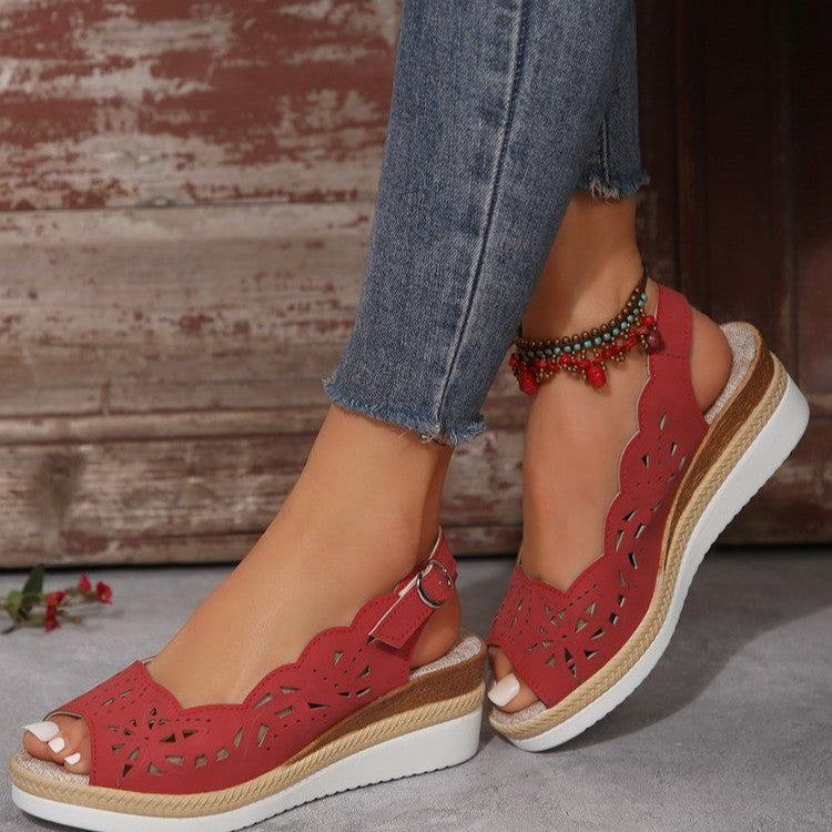 Brunch Buckled Sandals
