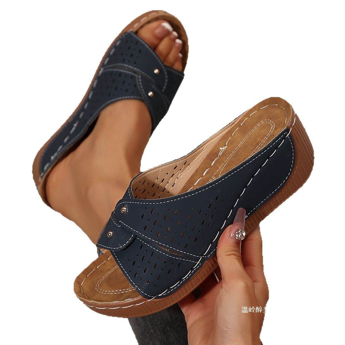 Vacation Metallic Sandals