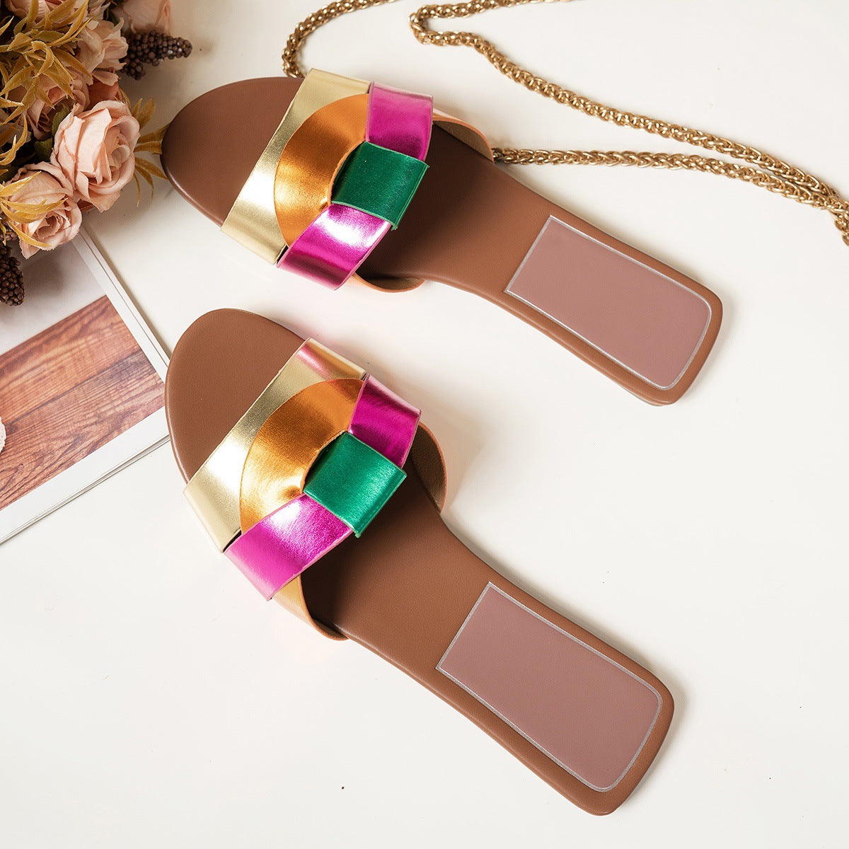 Airy Cork Sandals