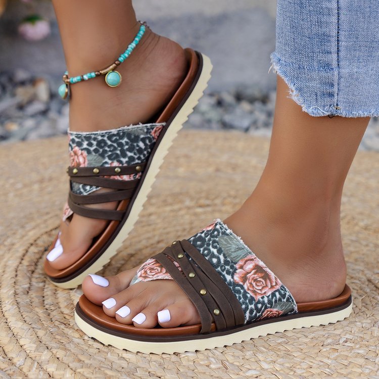 Walking Buckled Sandals