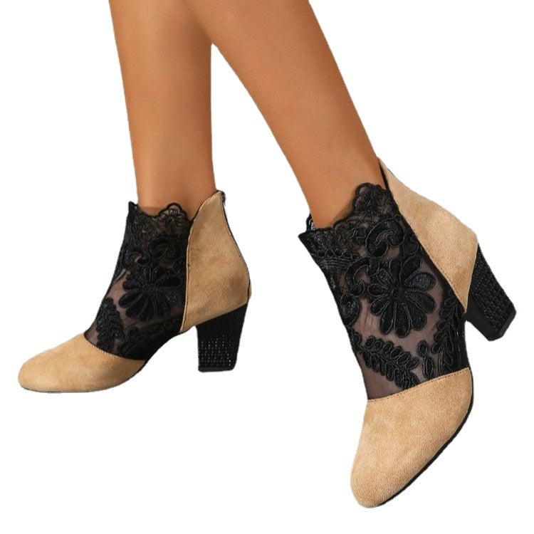 Minimal Zip-Up Boots