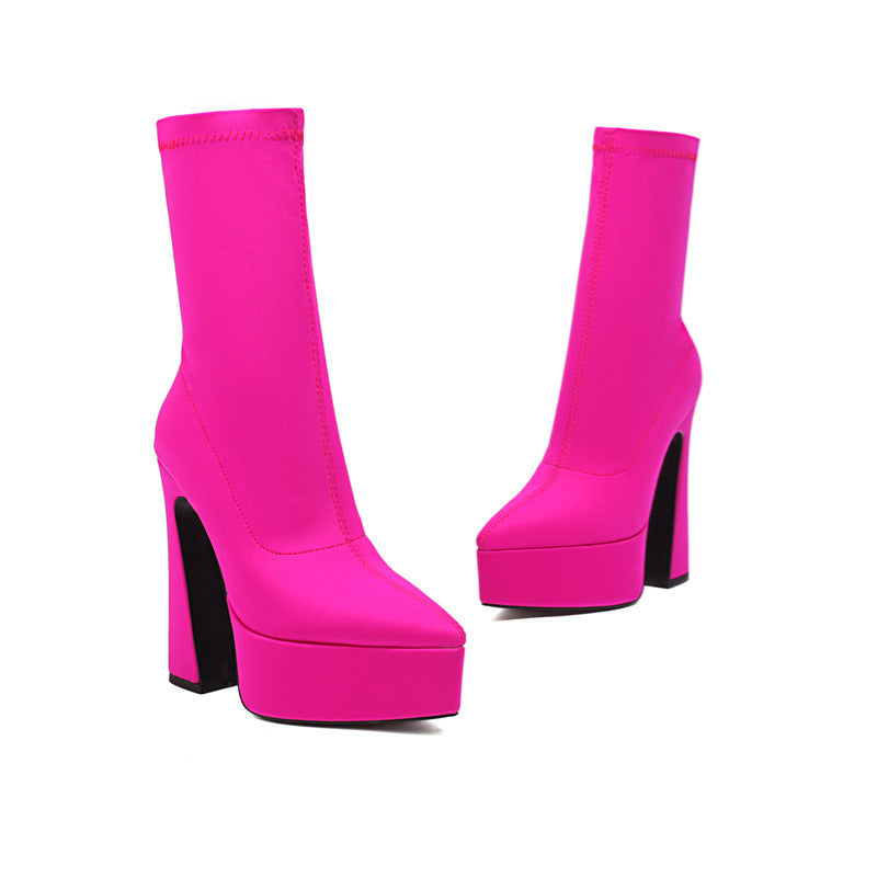 Fresh Block-Heel Boots