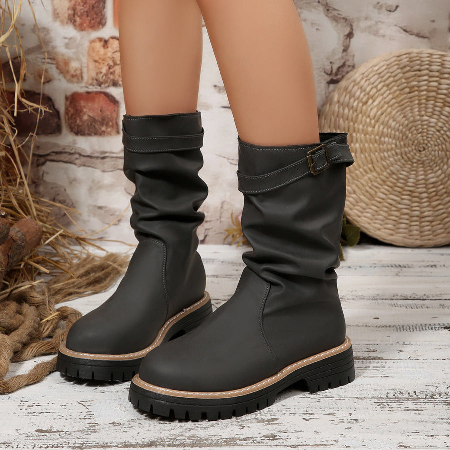 Beach Heeled Boots