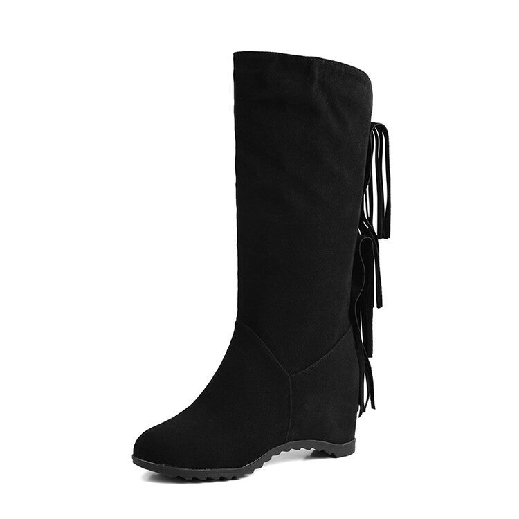 Warm Knee-High Boots