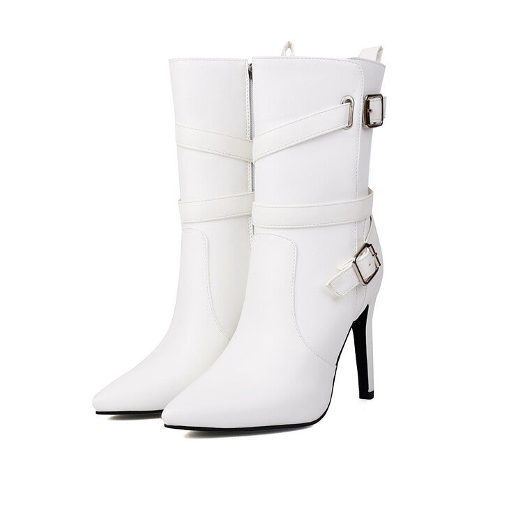 Classic Buckled Boots