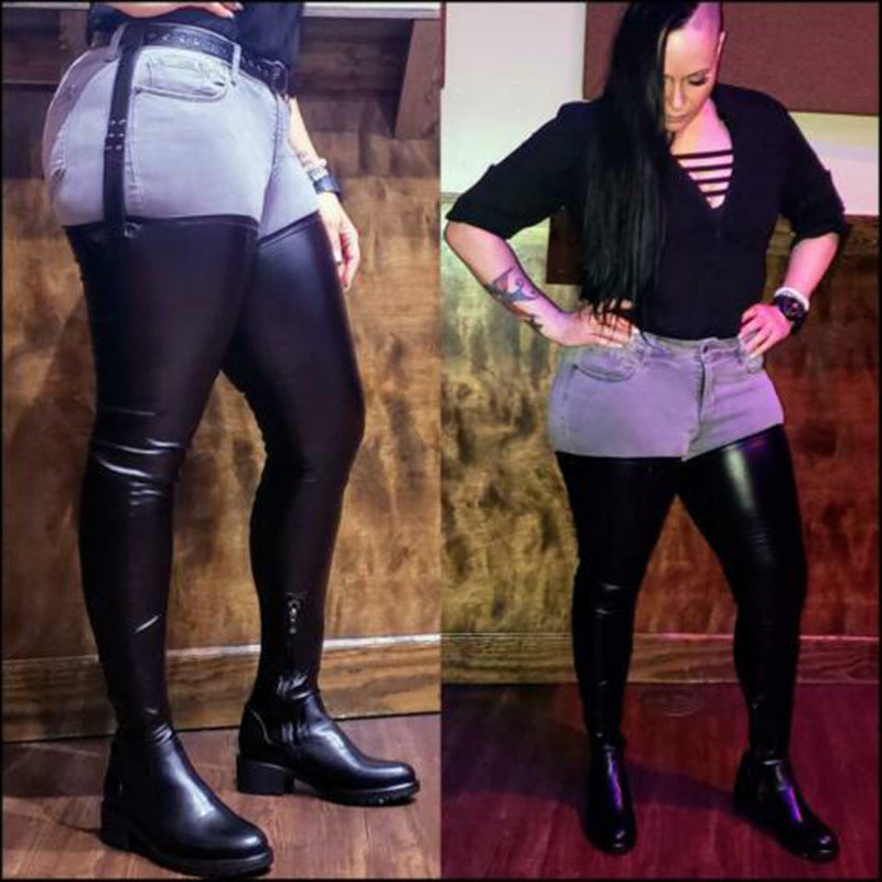 Relaxed Knee-High Boots