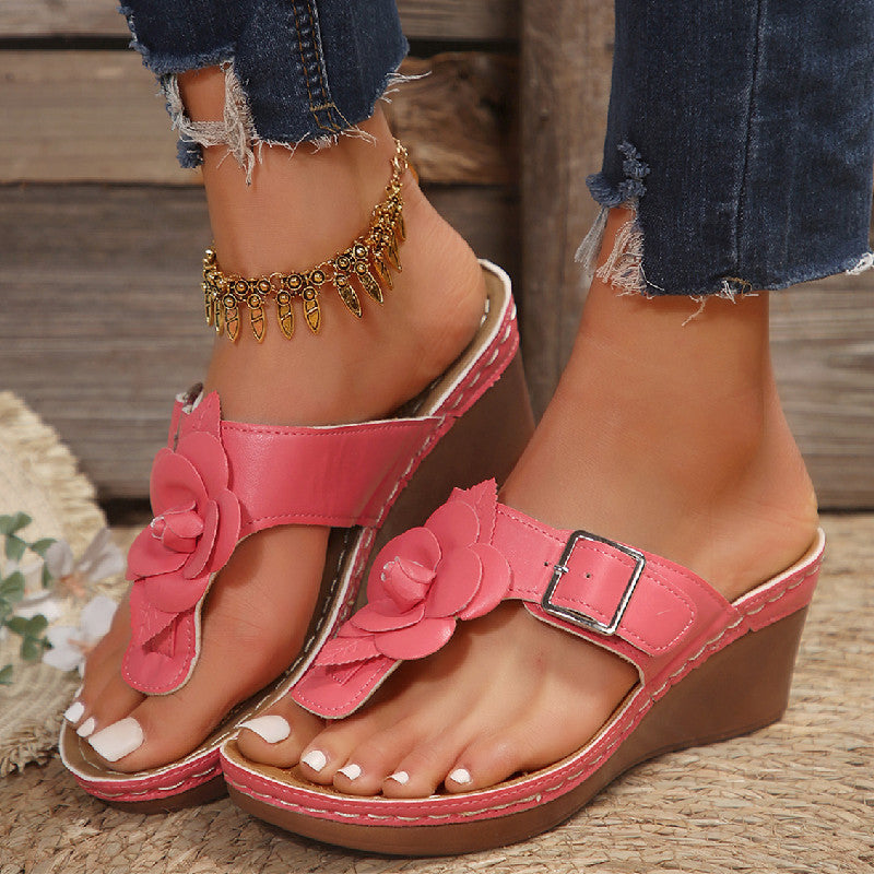 Natural Slide Sandals