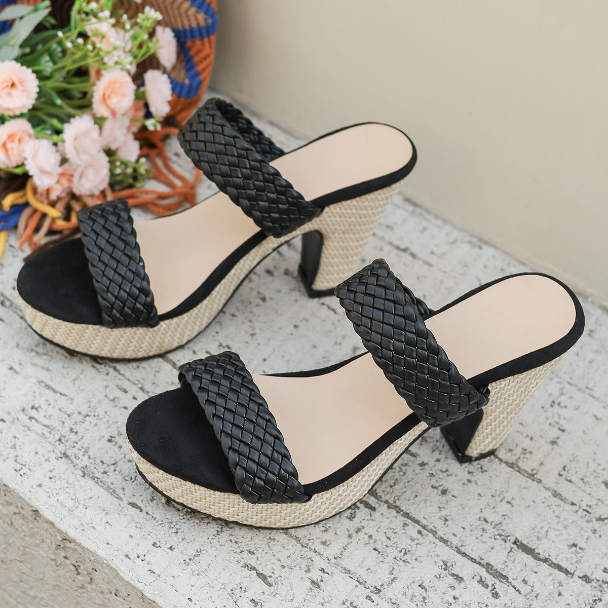 Simple Open-Toe Sandals