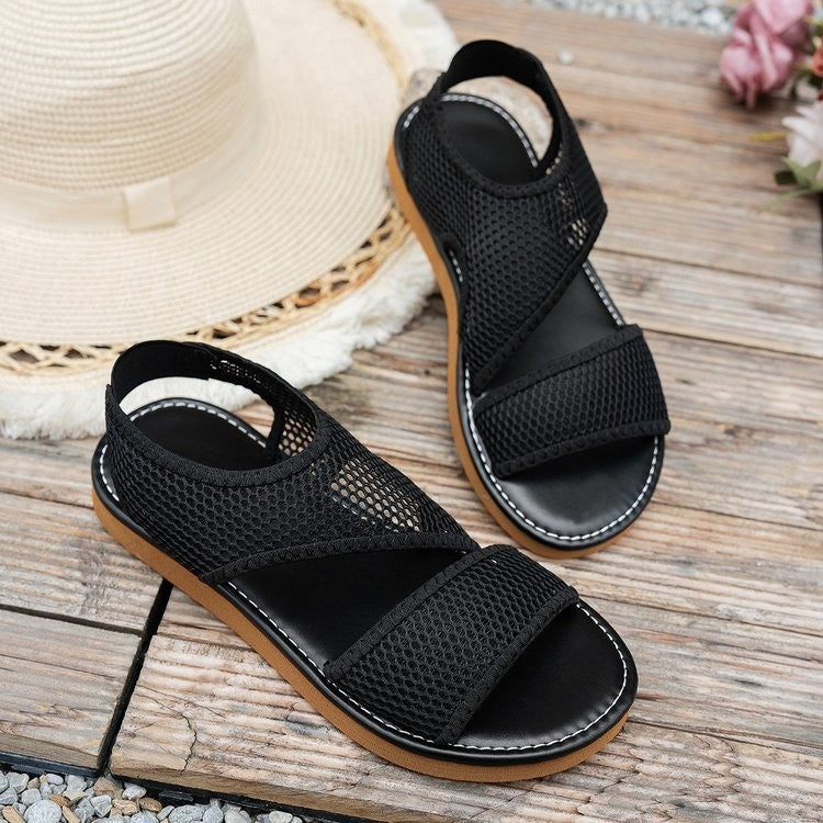 Relaxed Wedge Sandals