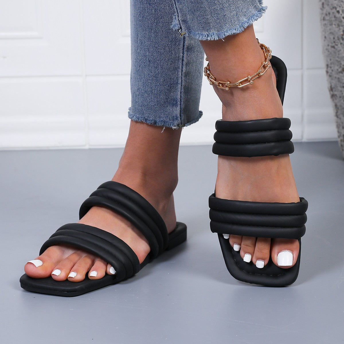 Summer Metallic Sandals