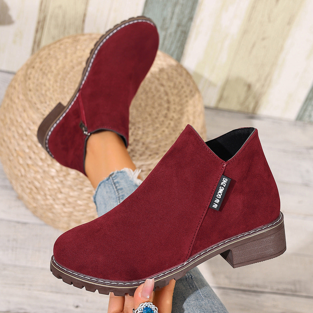 Walking Side-Zip Boots