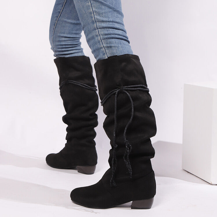 Simple Suede Boots