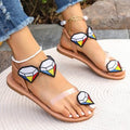 Airy Buckled Sandals