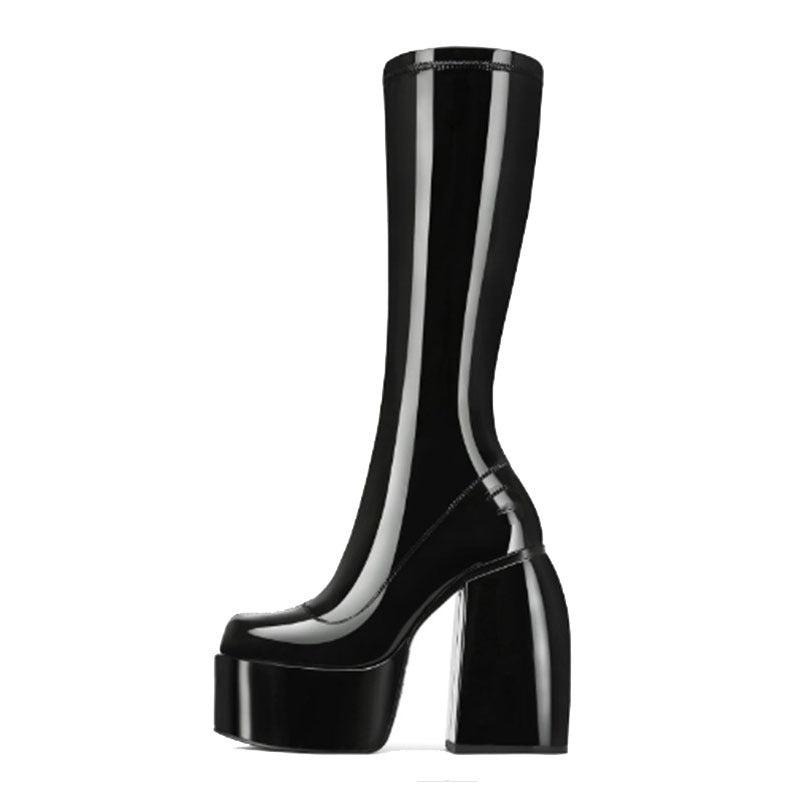 Minimal Knee-High Boots