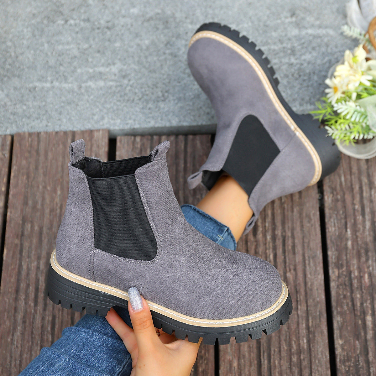 Soft Platform Boots