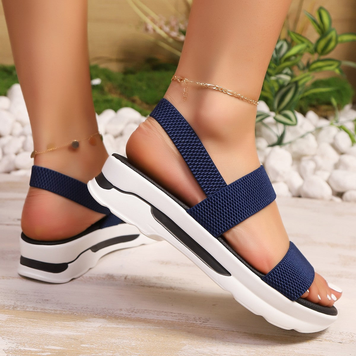 Simple Heeled Sandals