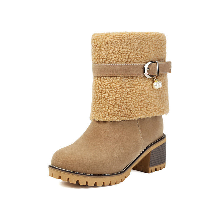 Light Suede Boots