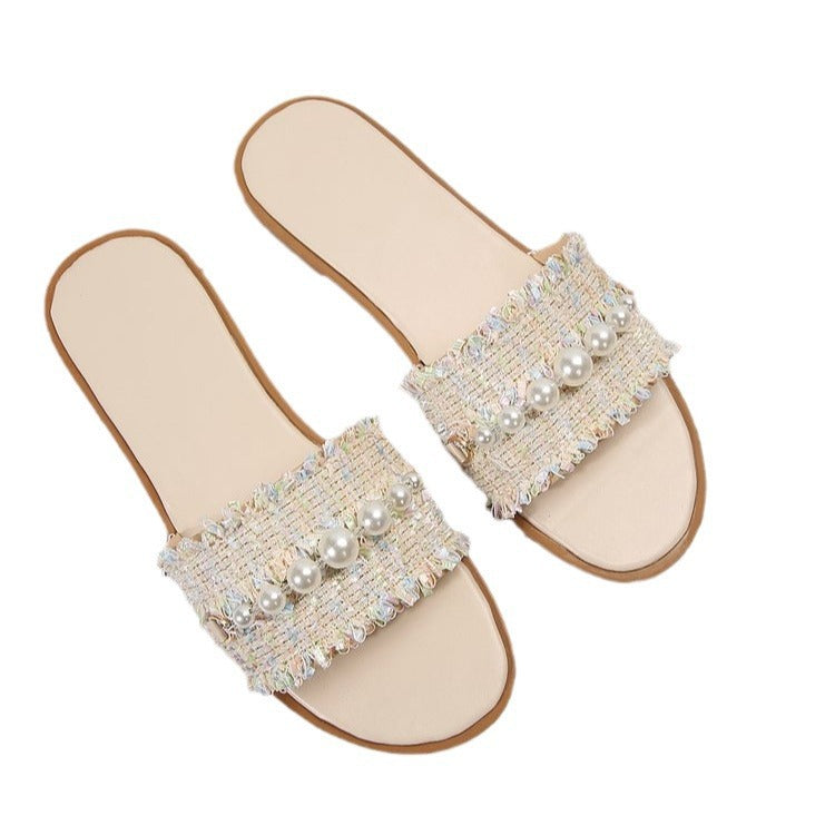 Warm Raffia Sandals