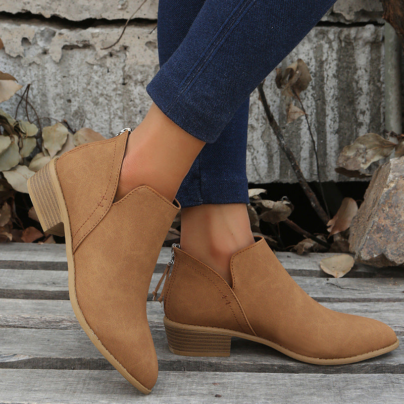 Breezy Zip-Up Boots