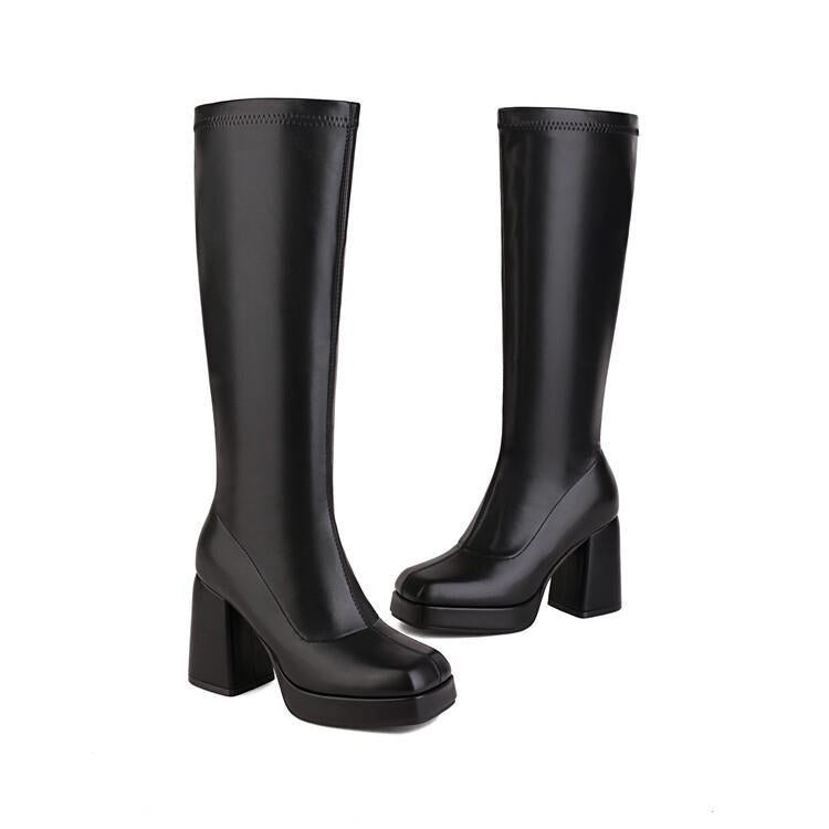 Natural Pointed Boots