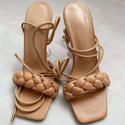 Simple Lace-Up Sandals