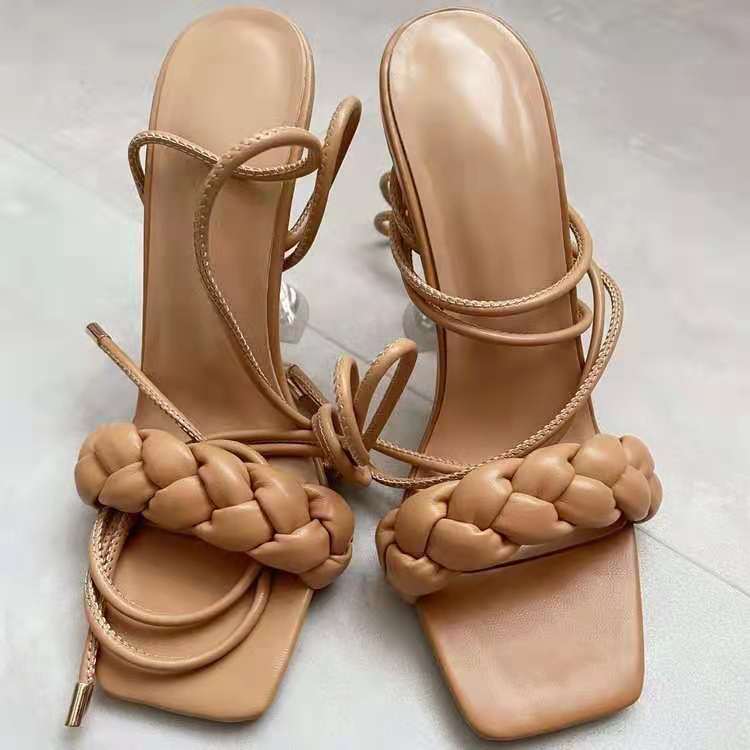 Simple Lace-Up Sandals