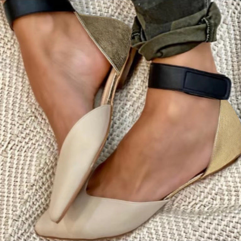 Natural Flat Sandals