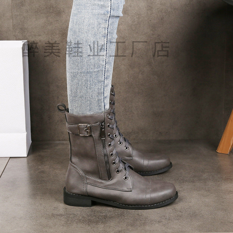 Beach Buckled Boots