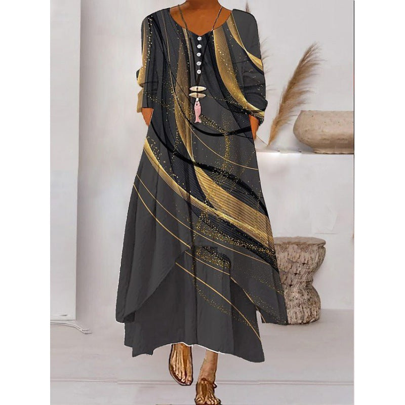 Cottage Printed Dress