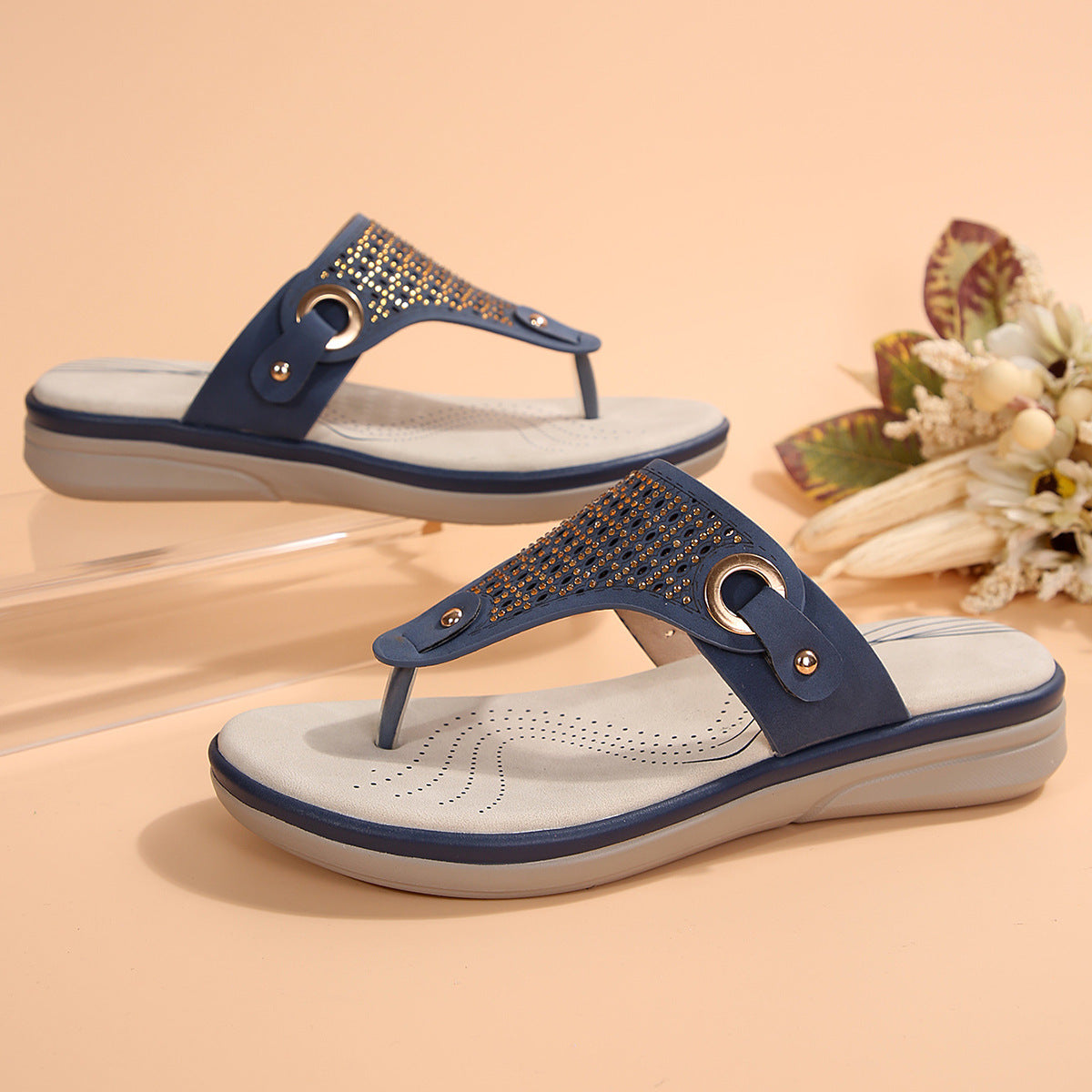 Natural Thong Sandals