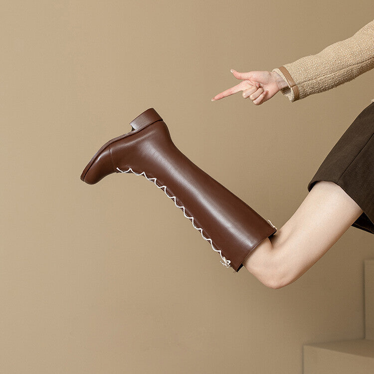 Natural Lug-Sole Boots