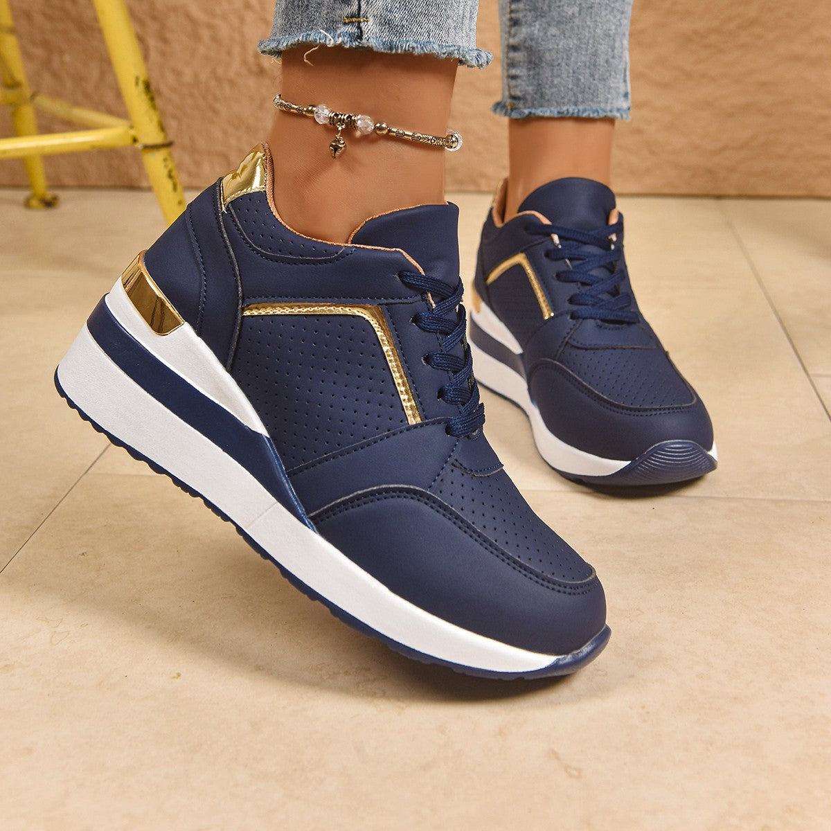 Natural Slip-On Sneakers
