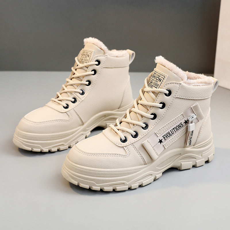 Casual Faux-Suede Boots