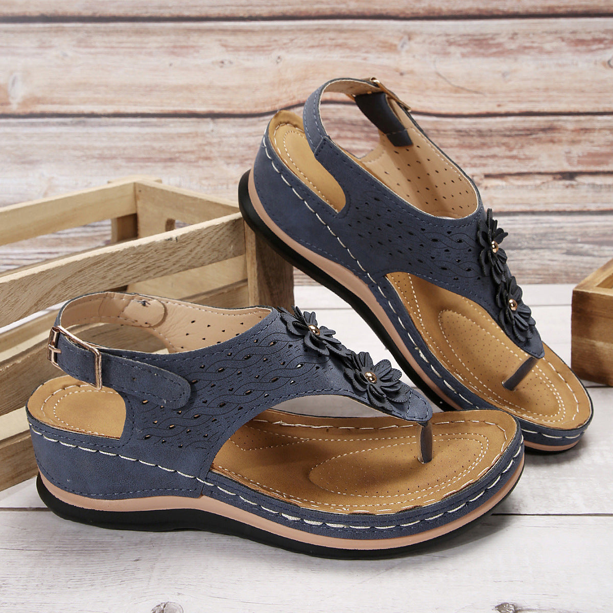 Brunch Buckled Sandals