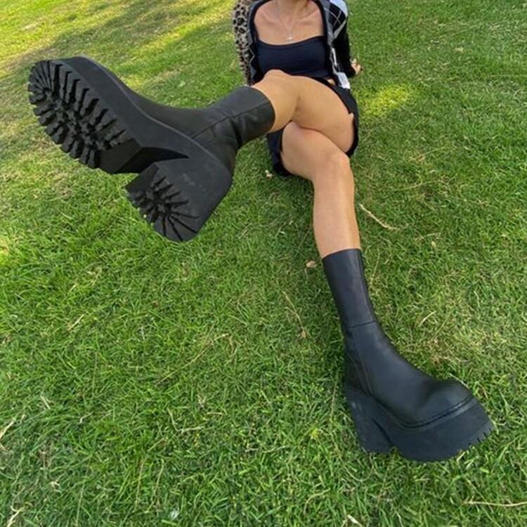 Beach Heeled Boots