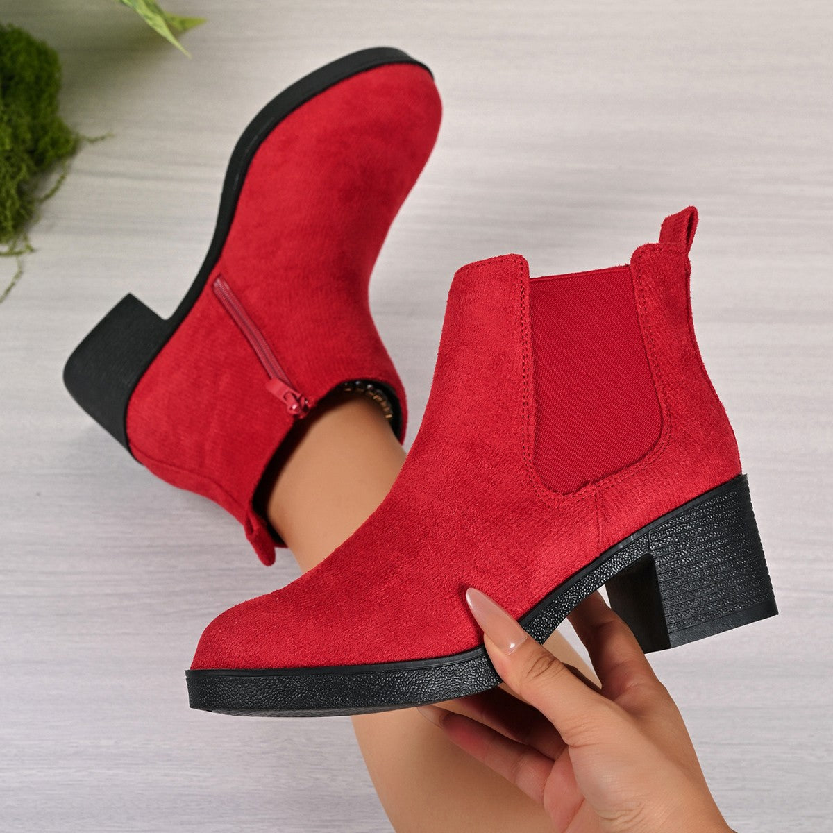 Clean Textured Boots