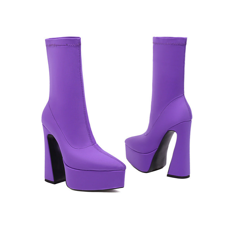 Fresh Block-Heel Boots