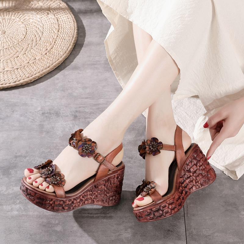Warm Buckled Sandals