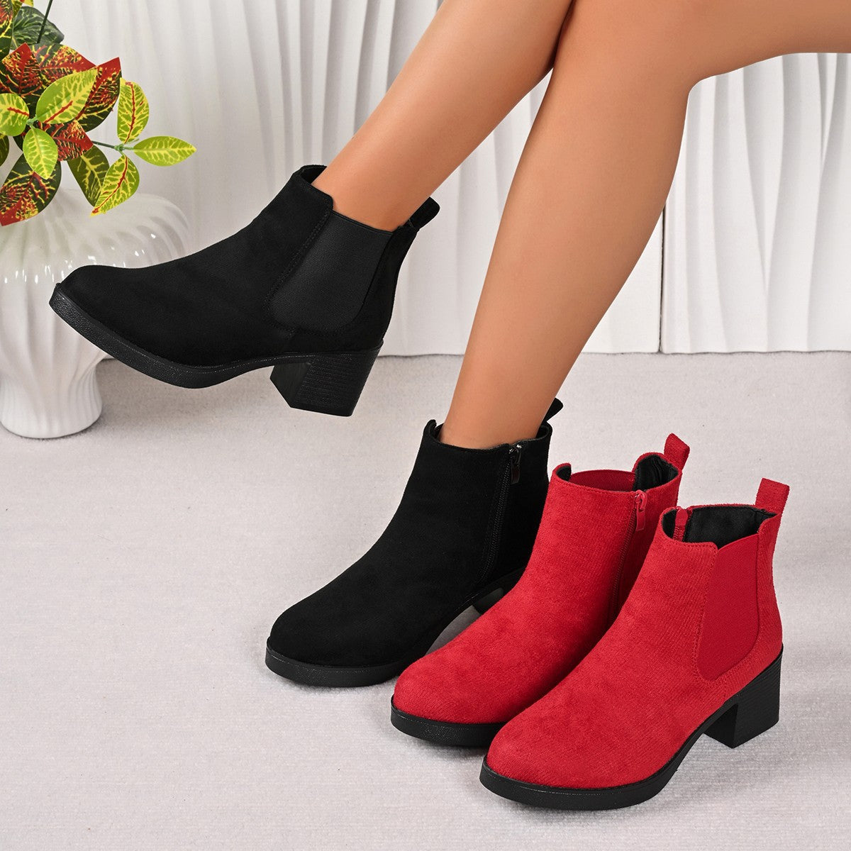Clean Textured Boots