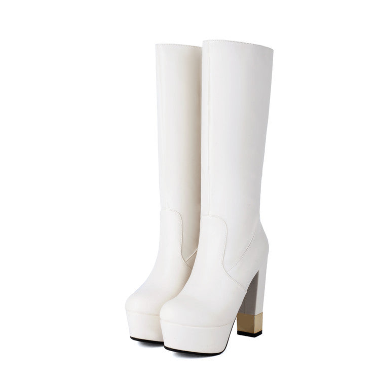 Simple Leather Boots