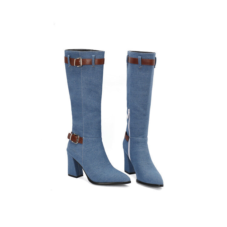 Airy Heeled Boots