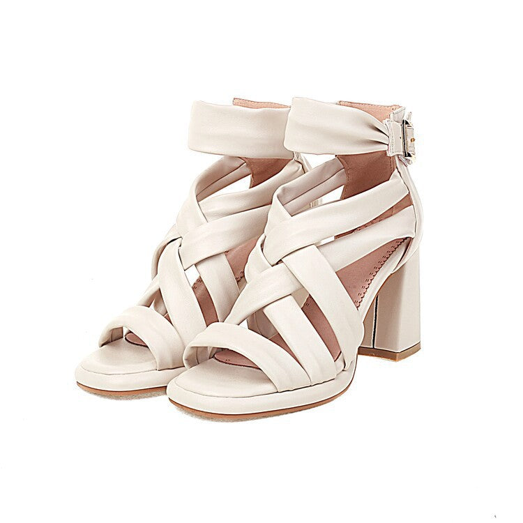Airy Buckled Sandals