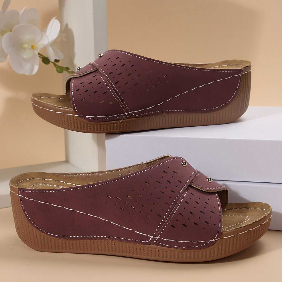 Vacation Metallic Sandals