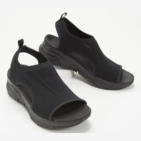 Natural Open-Toe Sandals