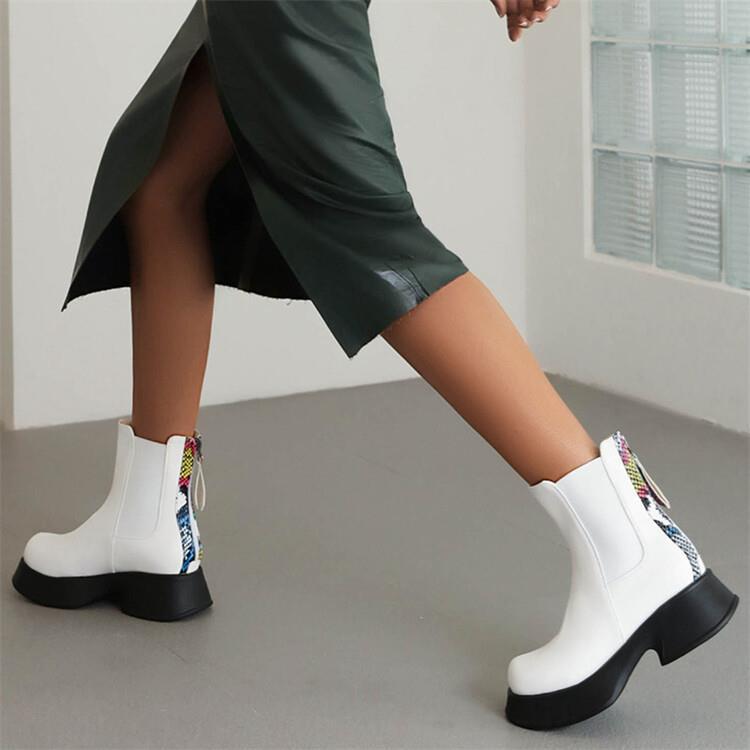 Sunny Zip-Up Boots