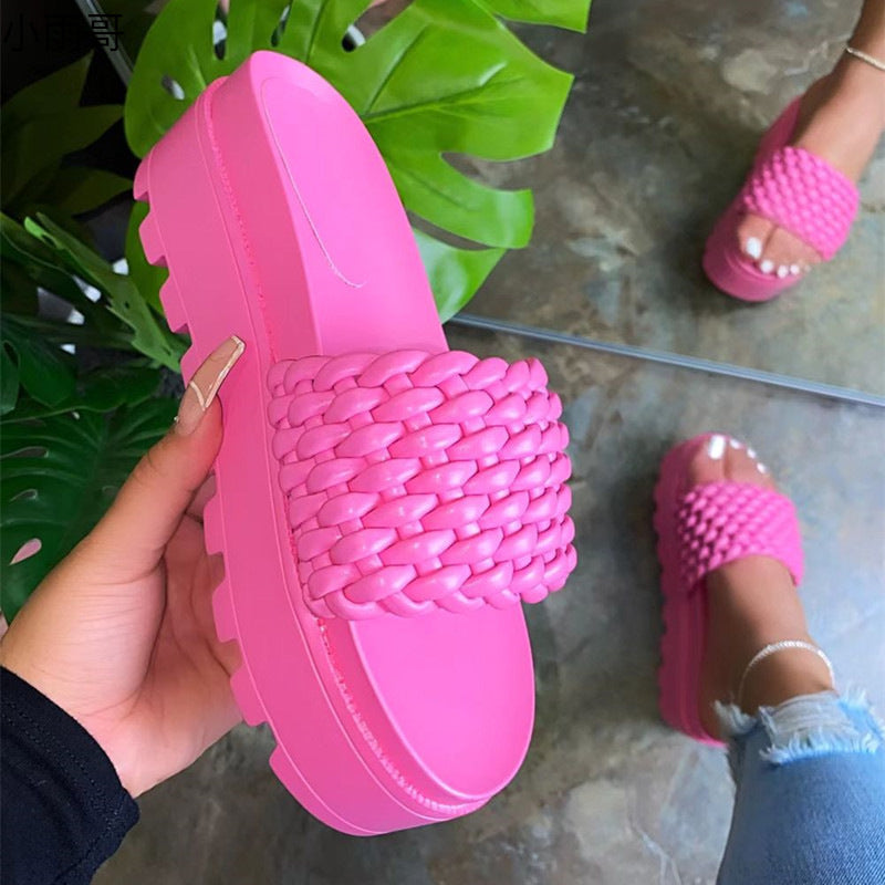 Natural Open-Toe Sandals