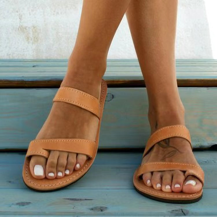 Resort Metallic Sandals